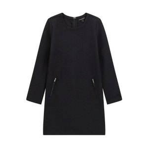 GUESS fekete hosszú ujjú ruha