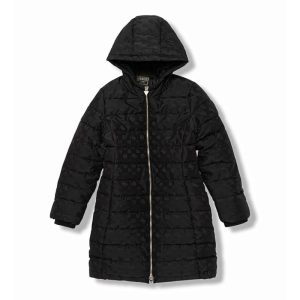 GUESS fekete logó mintás dzseki