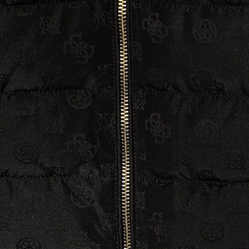 GUESS fekete logó mintás dzseki