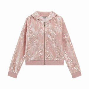 GUESS rózsaszín fényes felső