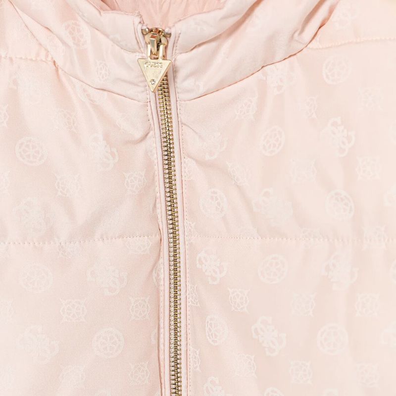 GUESS rózsaszín logó mintás dzseki