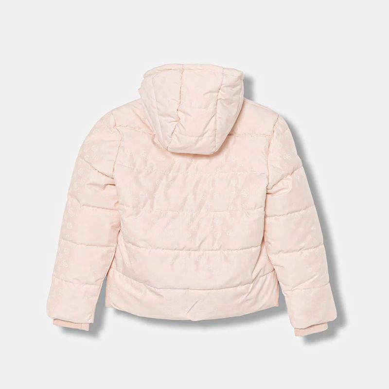 GUESS rózsaszín logó mintás dzseki