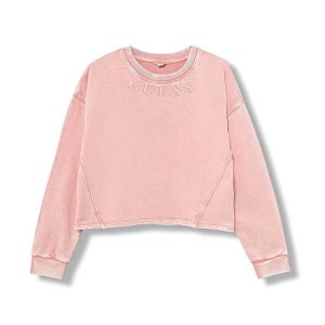 GUESS rózsaszín oversize pulóver