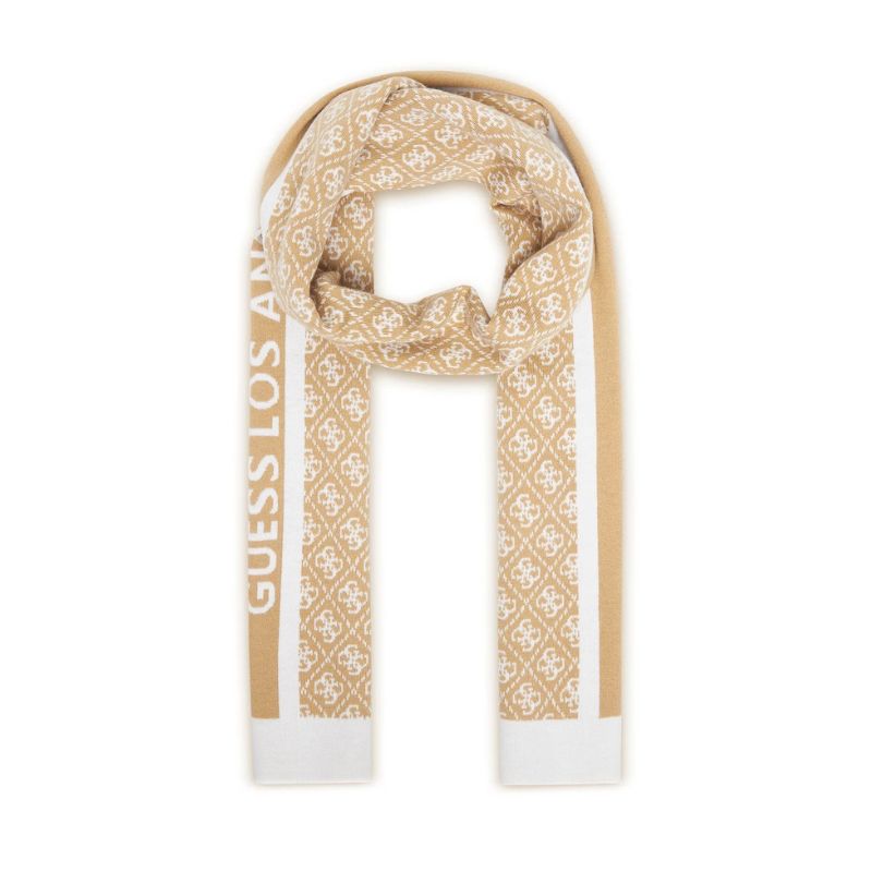 GUESS sál 4G LOGO bézs