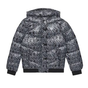 GUESS szürke-fekete dzseki