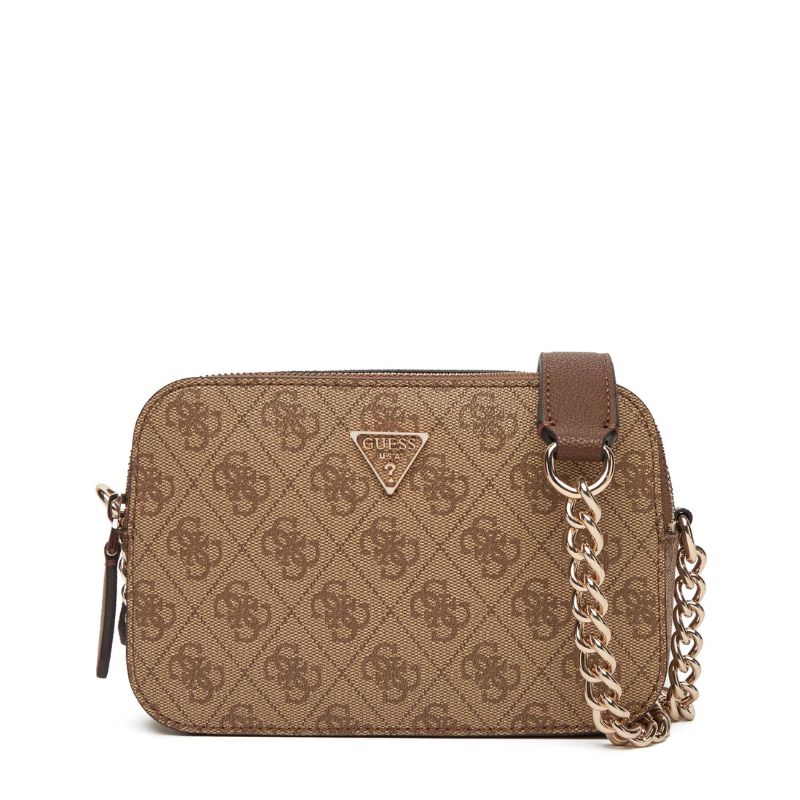 GUESS táska NOELLE LOGO barna