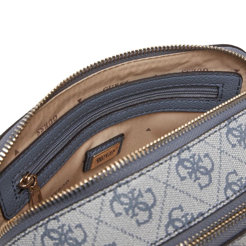 GUESS táska NOELLE LOGO kék
