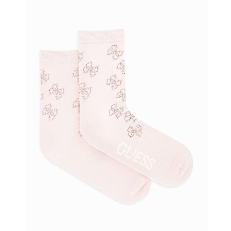 GUESS zokni SHINY rózsaszín