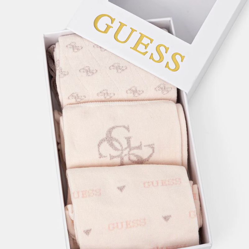 GUESS zokni szett FANTASY rózsaszín