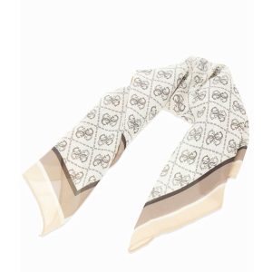 GUESS kendő LILY LOGO bézs