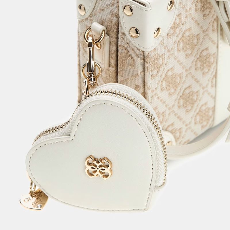 GUESS logó mintás kézitáska