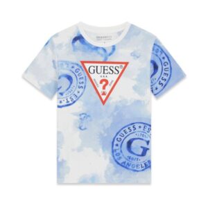 GUESS kék mintás póló