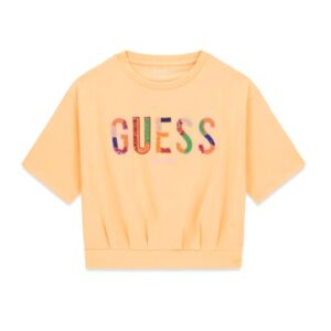 GUESS narancssárga boxy póló