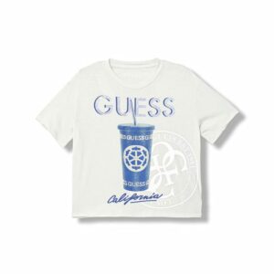 GUESS törtfehér midi póló