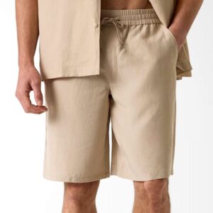 GUESS sort LINEN natur