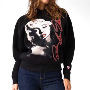 GUESS pulóver MARILYN fekete