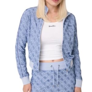 GUESS szabadidő felső JACQUARD kék