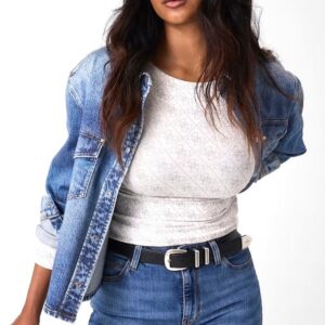 GUESS top TEODORA fehér