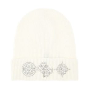 GUESS sapka BEANIE krémfehér