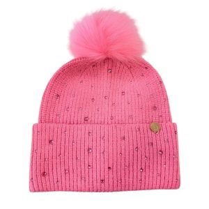 GUESS sapka BEANIE pink