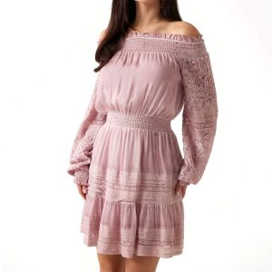 GUESS ruha AUDREY rózsaszín