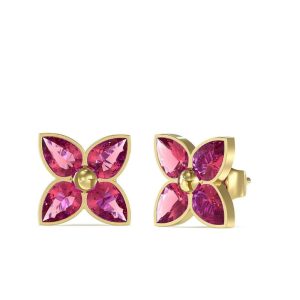 GUESS fülbevaló STUDS PARTY pink