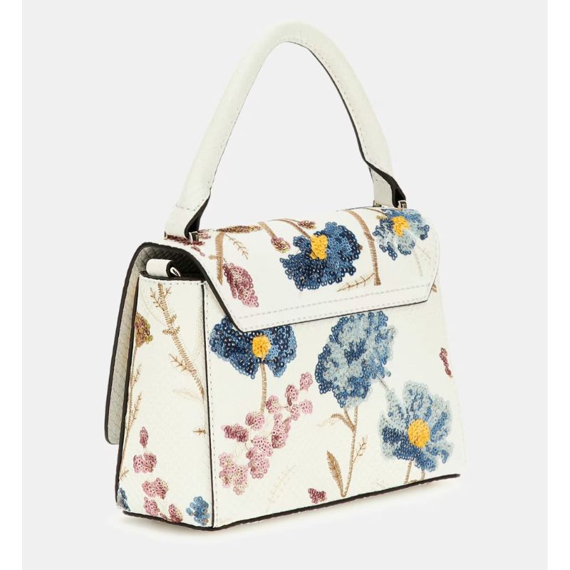 GUESS táska ZARIA virágmintás