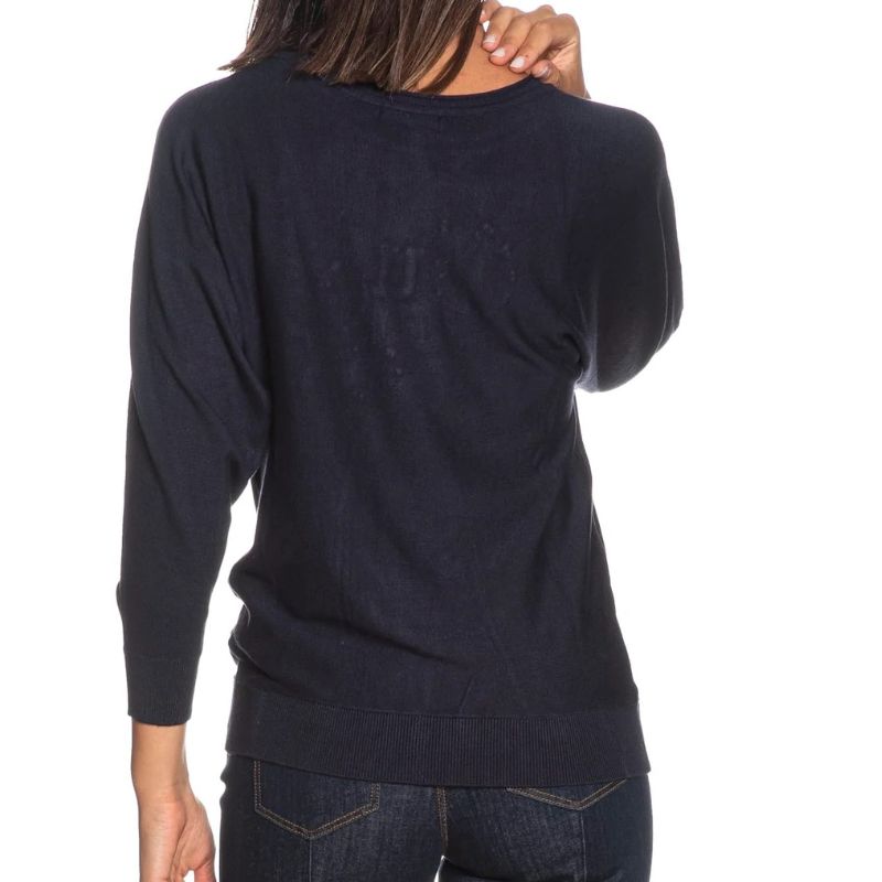 GUESS pulóver KASSIDY sötétkék