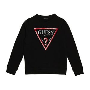 GUESS fekete basic pulóver
