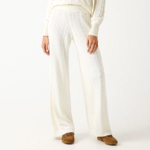 GUESS nadrág GEMMA törtfehér