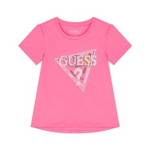 GUESS pink póló flitterekkel