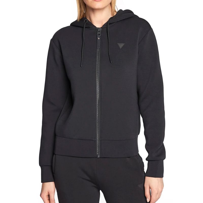 GUESS pulóver ALLIE grafitszürke