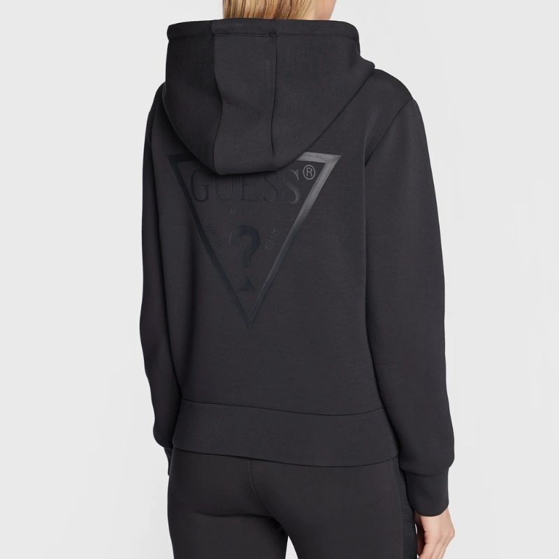 GUESS pulóver ALLIE grafitszürke