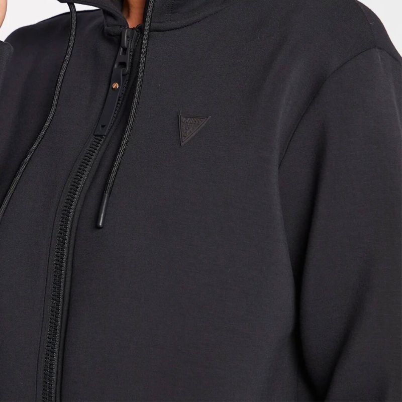 GUESS pulóver ALLIE grafitszürke