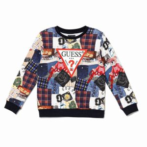 GUESS színes mintás pulóver