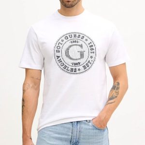 GUESS póló BIG LOGO fehér