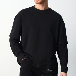 GUESS póló NICCO fekete