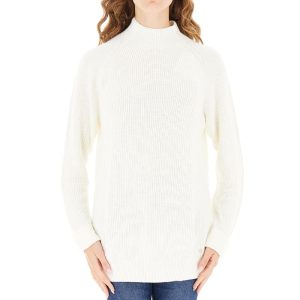 GUESS pulóver GEMMA krémfehér