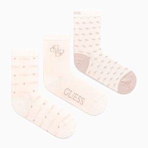 GUESS zokni szett FANTASY rózsaszín