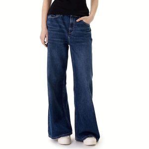 GUESS farmernadrág BELLFLOWER sötétkék