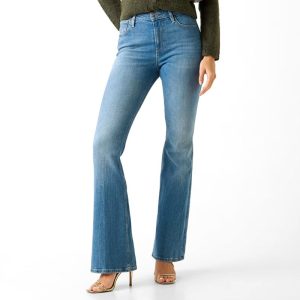 GUESS farmernadrág SEXY FLARE világoskék