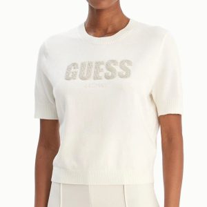 GUESS póló NORAH törtfehér