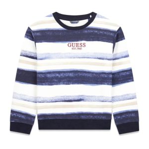 GUESS csíkos pulóver