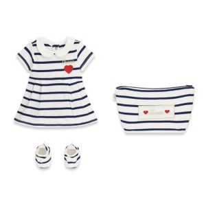 GUESS csíkos újszülött szett