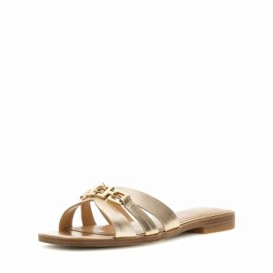 GUESS papucs REALLA arany színű