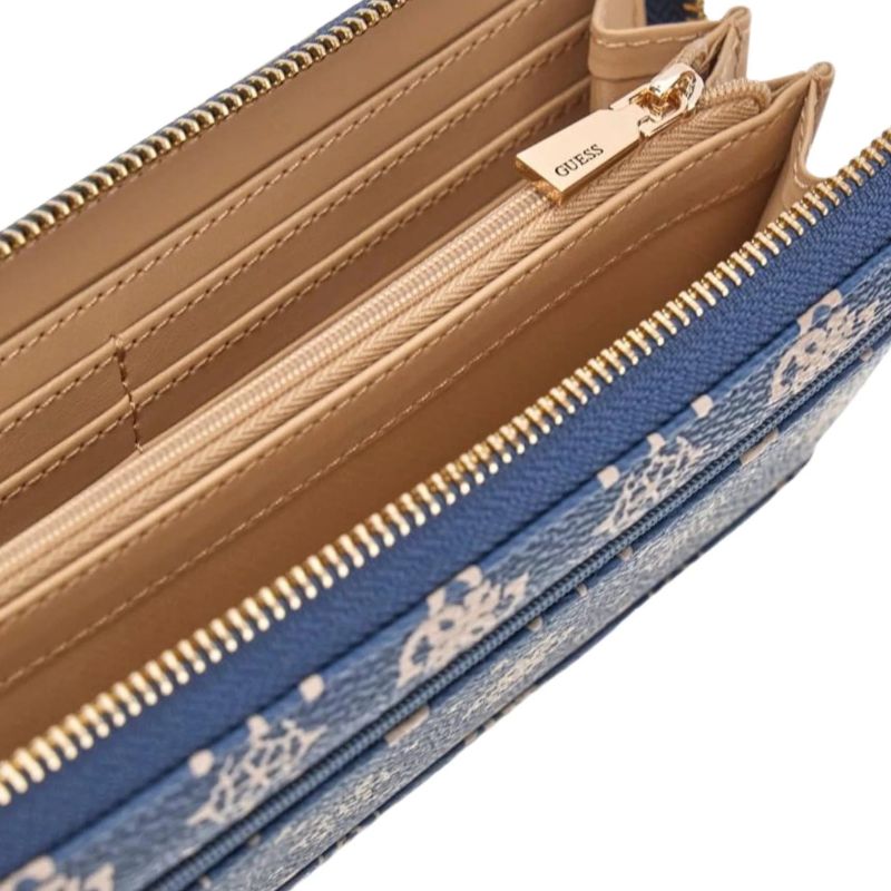 GUESS pénztárca EMELIE LOGO kék