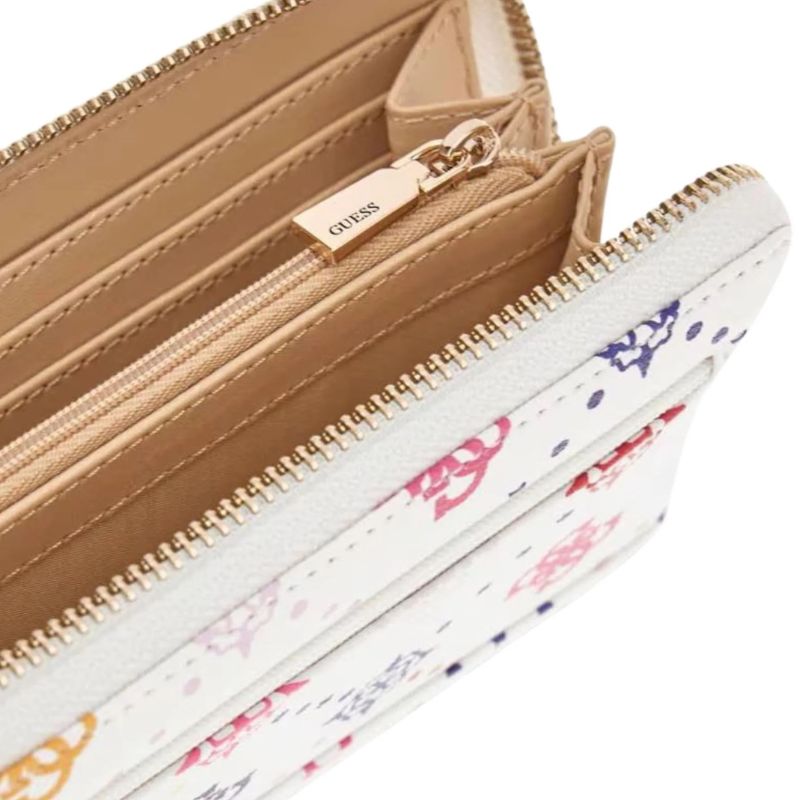 GUESS pénztárca EMELIE LOGO mintás