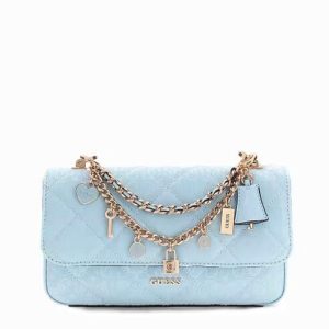 GUESS táska LIBBY világoskék