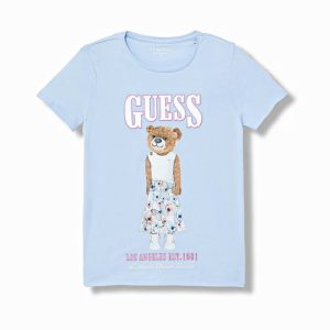 GUESS világoskék macis póló