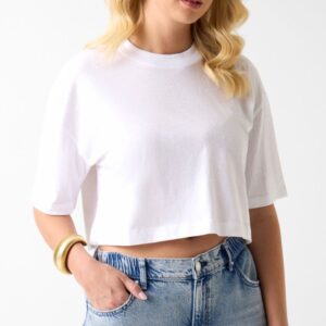 GUESS póló RHINESTONE fehér